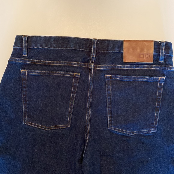 Peter Manning men’s dark wash jeans size 32W 27L shorter length - Picture 4 of 5